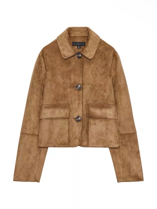 Zara Jackets & Blazers - Zara Faux Suede Jacket NWT